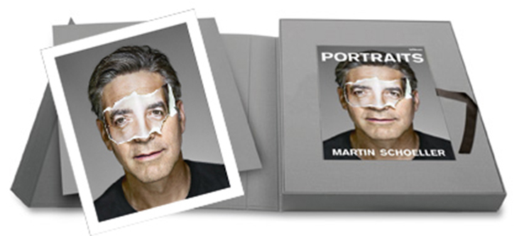 «PORTRAITS» COLLECTOR’S EDITION » MARTIN SCHOELLER » WITH SIGNED PRINT CLOONEY!!