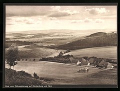 Photography – photographic print, view Güntjenburg, view from the Philosopher’s Path to the
