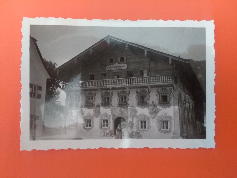 Foto antik alt Gasthof Walchseer Hotel Walchsee Österreich nice old Photo 1939