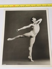 THE JOFFREY BALLET 8×10 HERBERT MIGDOLL PRESS PHOTO RIMA CORBEN DANCE 10″ MALE