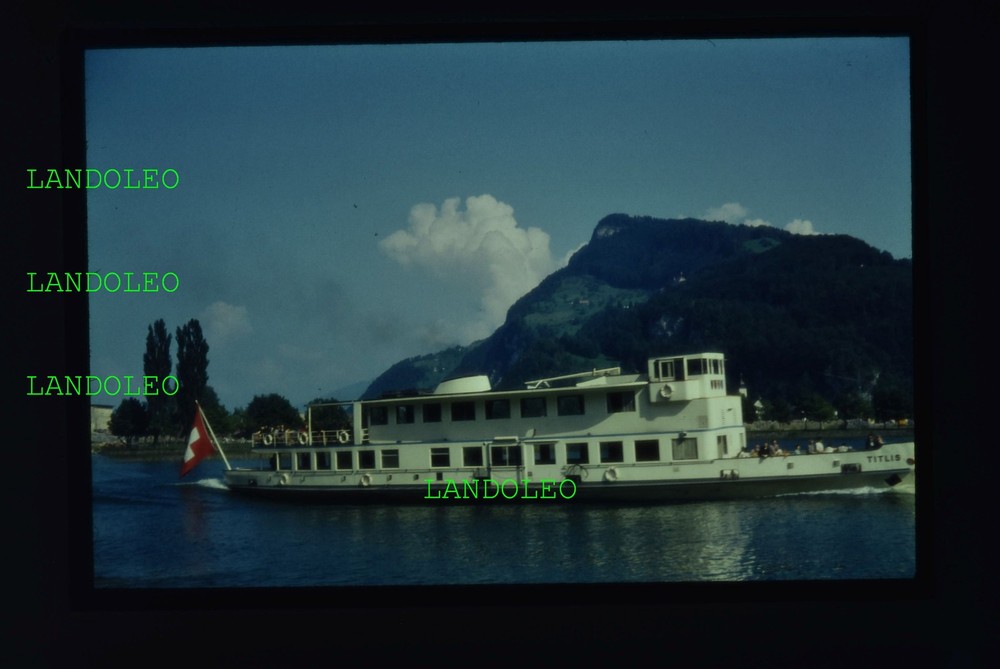 Slide Boat Titlis in Lake Lucerne 1963