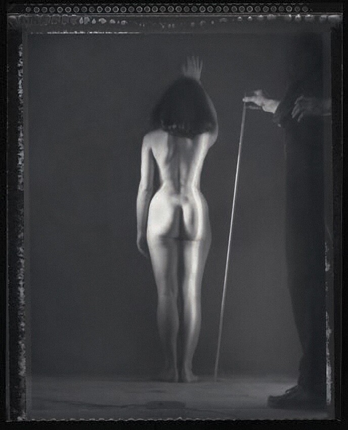 Pavel Banka ‘Figuration’ Platinum Print 1985 Signed Nude Model Polaroid