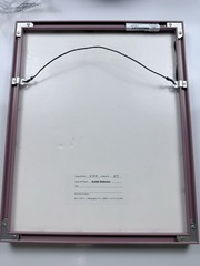 Curtis Krueger Signed Limited Edition Photo Framed Floral Window 1991