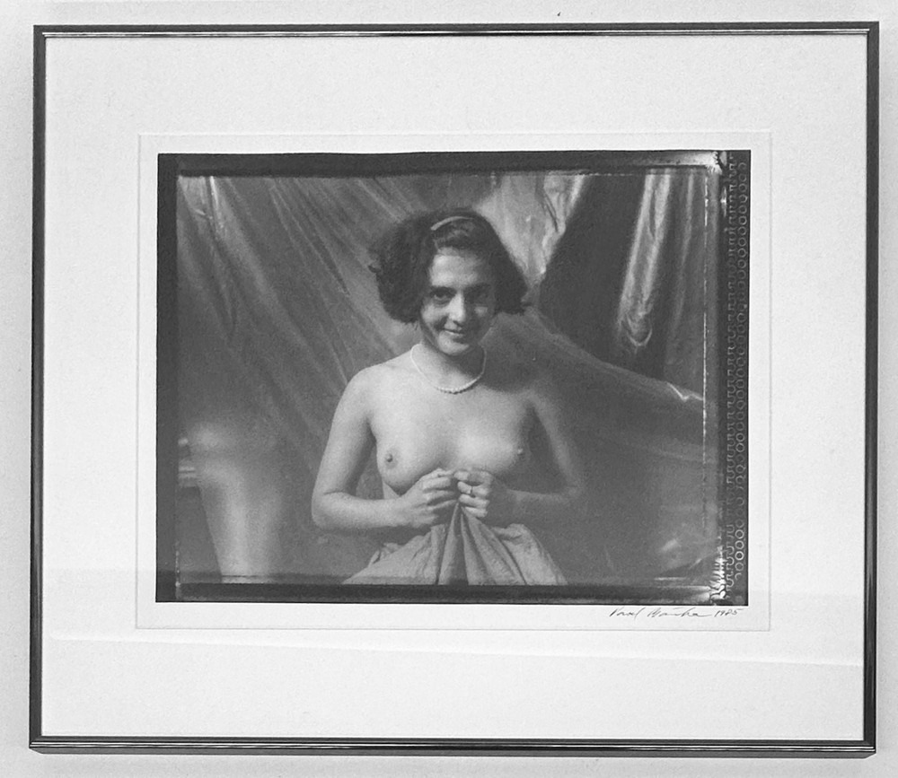 Banka Pavel / ORIGINAL «PORTRAIT OF A WOMAN» BLACK AND WHITE PHOTOGRAPH [signed]