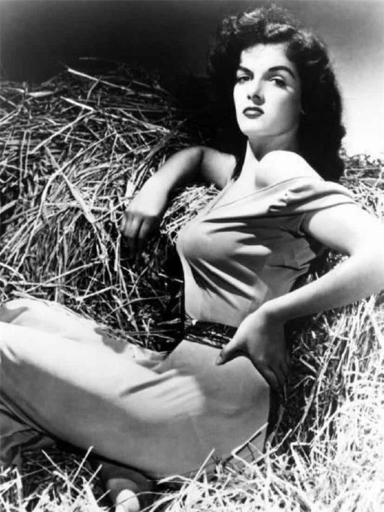 George Hurrell Jane Russell Matted Photolithograph Celebrity Movie Star Actress