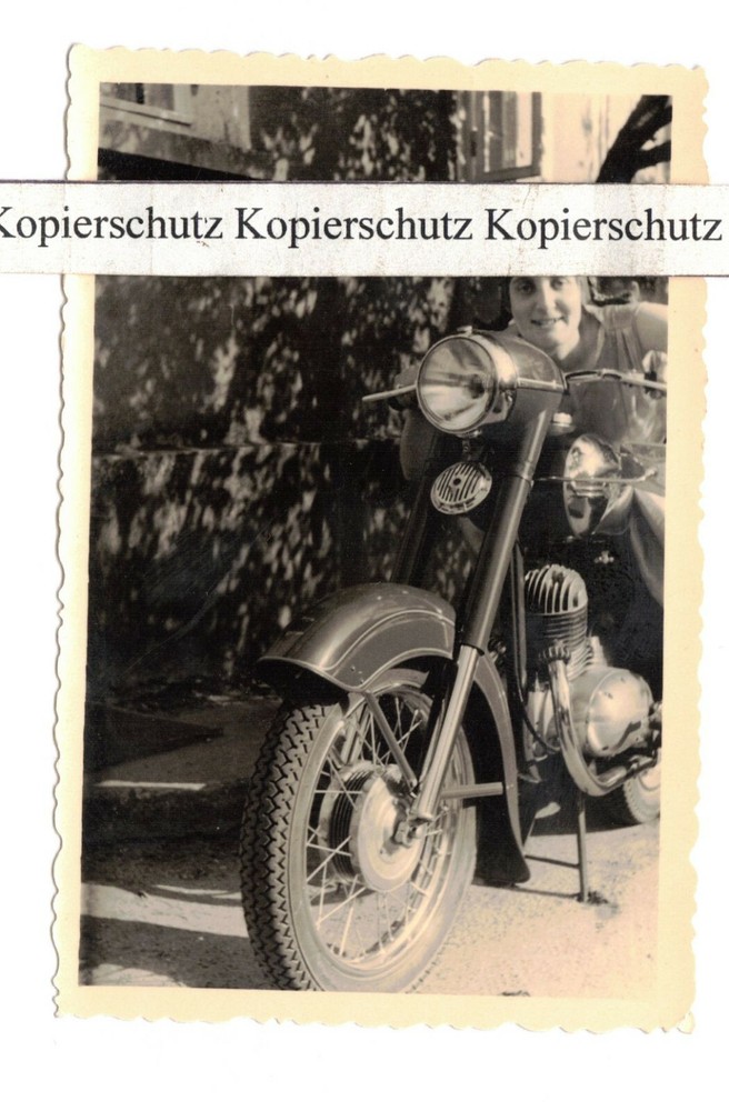 2 x Photo GDR Jawa Motorcycle Vintage (F2601