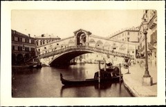 CdV Venezia Venice Veneto, Ponte di Rialto, Grand Canal, 1860 – 10639128