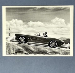 1962 Chevrolet Corvette C1 Fotofolio Art Photo Print Card 4.25”x6” Sports Car