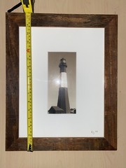 Tybee Island Lighthouse Photograph Original SIGNED Framed Picture