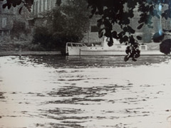 Josef Sudek (1896 – 1976) – banks of the Vltava River, Prague, 1961 – signed photo