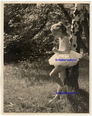 Large photo photo 1950 ballet boy ballerinas Munich Thilde Krämer 30x24cm 4