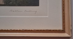 THE COMING OUT OF ROSA Wallace Nutting Hand-Tinted Photograph c. 1910s, CHILD