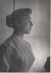 Serious Profile of Blonde B & W HENDRICKSON PHOTO Original Artist Studio R64