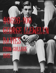 VINTAGE MALE PORTRAIT #0626-100- GEORGE LLEWELYN DAVIES- 1912 -freeShipUS