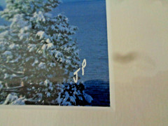 Jon Paul Signed Landscape Photograph Lake Tahoe 4 X 6 Print Ready In 8 X 10 Mats