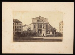 Albumin on Cardboard – View of Munich – Circa 1870s