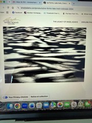 Original silver gelatin print by Anne Larsen ‘Ice Forms – Irwin Lake, CO – 2004’