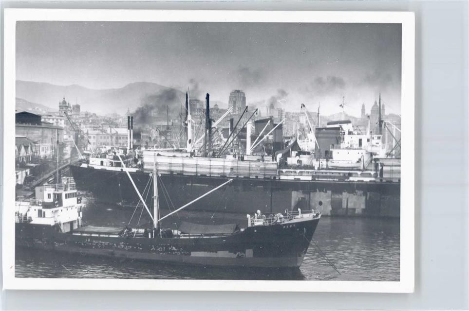 50759698-Genova photo 8.5×13 cm, port, ship Genoa (Genova)