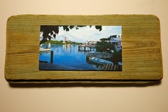 Driftwood Mounted Seascape – Hopetown Lighthouse, Abaco, Bahamas