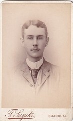 Suzuki CDV – Men’s Portrait – Shanghai China 1890s