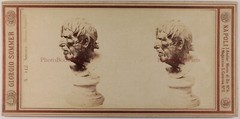 Italy Seneca Museum Of Naples C1865 Photo Summer Stereo Vintage P70L6N