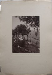 Landscape View Lake by Storm Southern Germany Unknown Photograph Print 20th C
