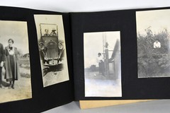 Antique Photo Album PA Conneaut Lake Pennsylvania Nurse Pets Horses Women