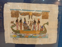 Original Hand-Painted Egyptian Papyrus – Sacred Tree of Life – Pharaoh Wall Art