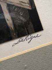 The Arkansas Lady Matted Photograph Hand Colored Signed Limited 1981 READ