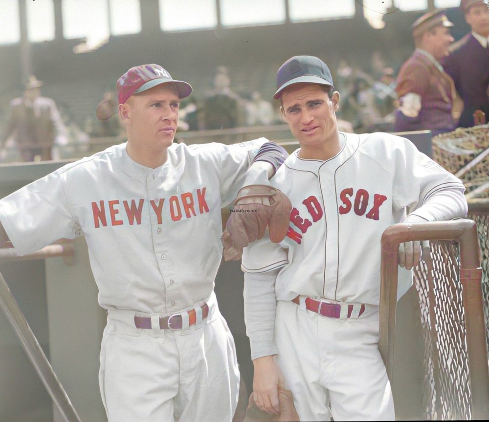 Bobby Doerr & Joe Gordon 8×10 Colorized Print-FREE SHIPPING