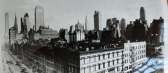 Vintage W. Roege Photo NYC Sixth Ave Elevated Train Tracks 51st Street 1931