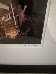 Signed Framed Art Photograph of Hurricane Katrina New Orleans Flood Waters 2008