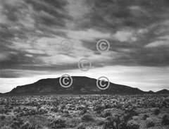Book Plate Ansel Adams B/W 7. x 10.25″ Pool, Acoma Pueblo, AZ 1942