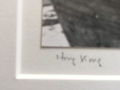 BRUCE BLUM SIGNED B&W Photo Print (16″X 20″)-«Hong Kong»