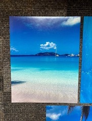 Set of 3 Scenic Nautical Tropical Beach Photographs – 11 x 14 Photo Prints