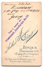 Photograph Arthur Krüger, Berlin, Friedrichstraße 113 A, Georg in 1902