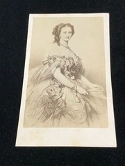 ROYAL RUSSIAN EMPIRE CDV GRAND DUCHESS RUSSIA ALEXANDRA IOSIFOVNA ANTIQUE PHOTO