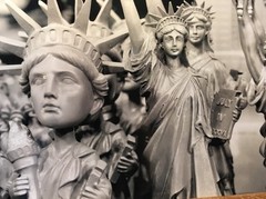 New York Statue Of Liberty Souvenirs Photograph Print Photo Black & White NYC