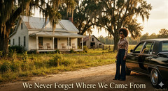 Black Southern Heritage 1970s Country Home Scene Vintage Culture Art Download