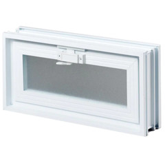 Screen Windows Ventilation Hopper Vent Glass Block Windows Removable Screen NEW