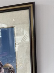 Two Framed European Town Photographs