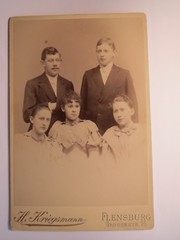 Flensburg children by Detlef Marie Detlefsen Heinrich Elodia Käthe Christine KAB