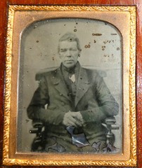 Two Ferrotype / Photos 19th Century Tintype Daguerreotype