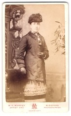 Photograph W. C. Murphy, Bideford, 2, 2 a, 3 & 4, Portrait Young Lady in Coat