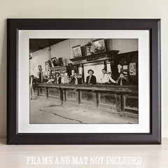 LSA Saloon – Bartenders at Your Service Photo – 11X14 Unframed Print – Great Vin