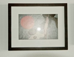HOLLWOOD WALL GRAPHIC OF A GIRL HUGGING A HOT DOG. JULY 1977