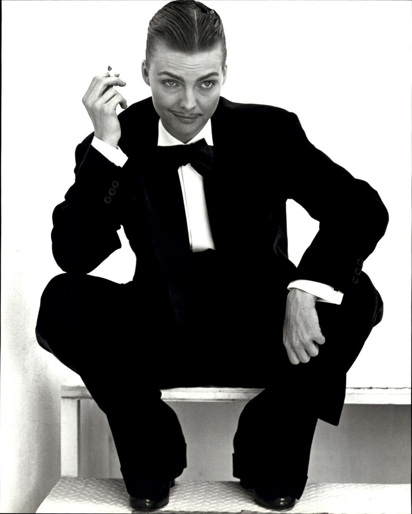 1996 Herb Ritts Actress Michelle Pfeiffer Dressed as a Man Art Photo Engraving