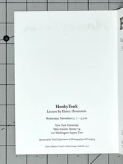 Henry Horenstein (b. 1947) Art Announcement Card 2003 HonkyTonk – Country Music