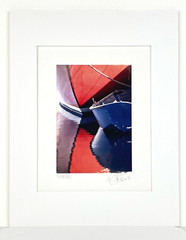 John Peer Signed Nautical Art Photograph Boat Boating Marine