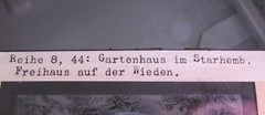 Mozart Wolfgang Amadeus Garden Shed Freihaus Wieden Old Glass Picture 8.5 x 10 cm